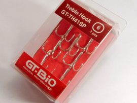 GT-Bio - Treble Hook #6, 7pcs/Blister - Nickel